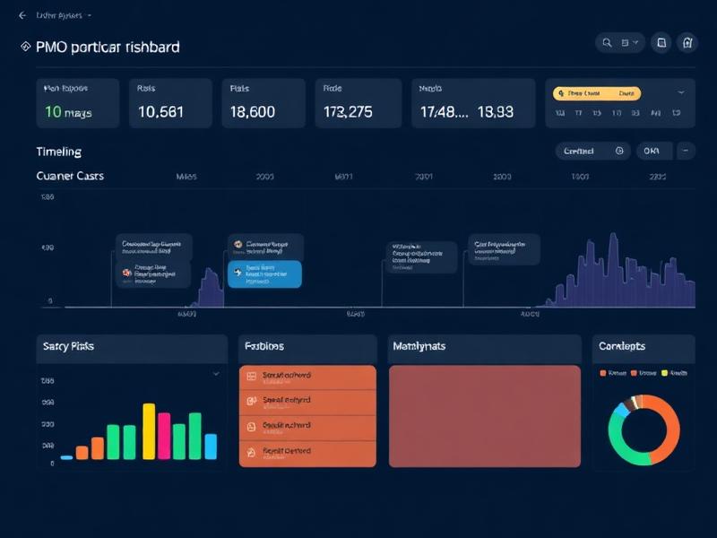 Exemple de tableau de bord Power BI — PMO & direction générale